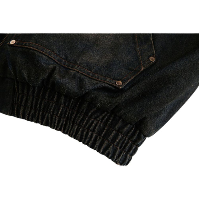 Vintage Distressed Hooded Jacket