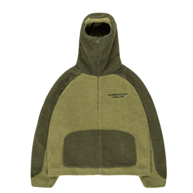 Loose-Fit Casual Sherpa Jacket