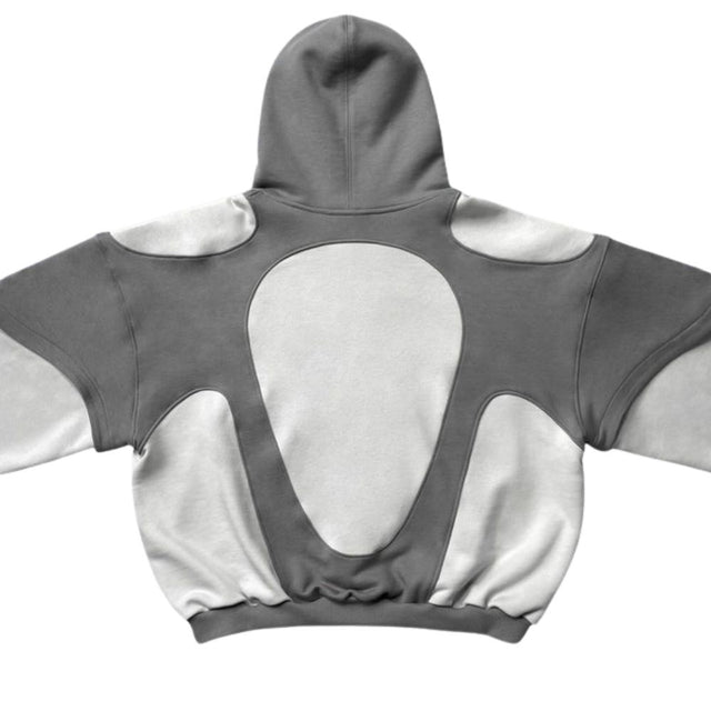 Patchwork Color-Block Pullover Sweatshirt