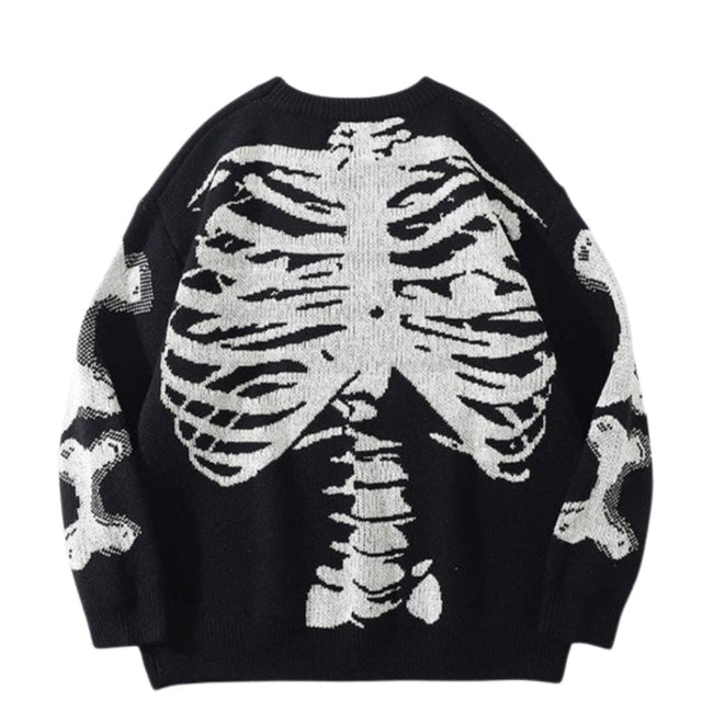 Skull Bone Knit Sweater