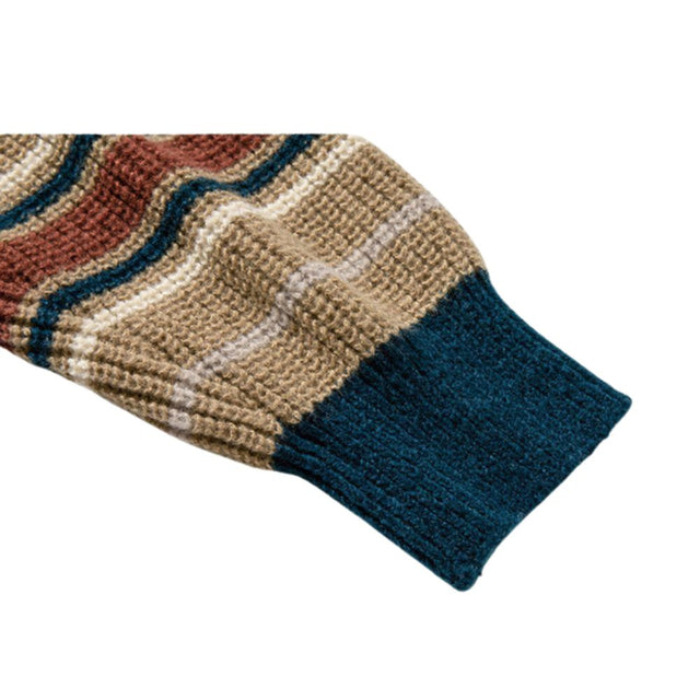 Contrast Stripe Pullover