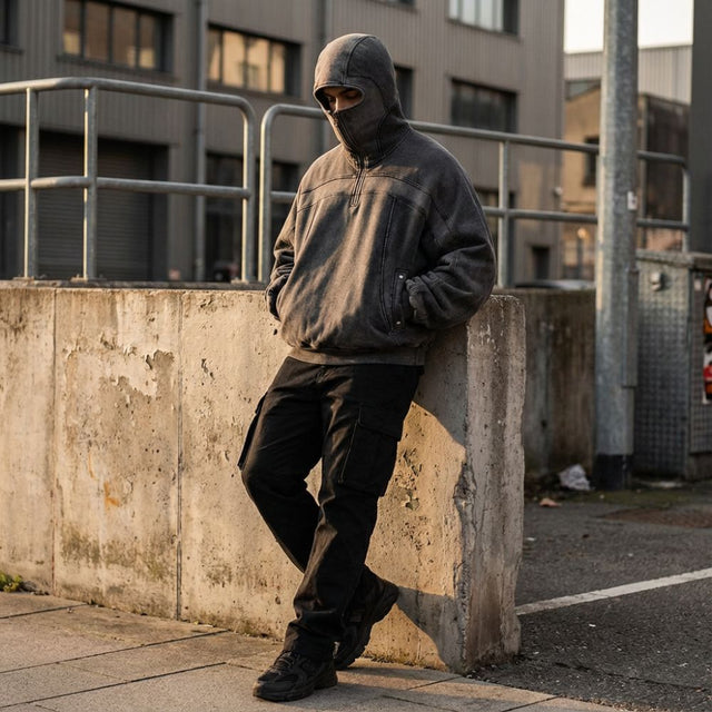 Ninja Mask Full Zip Hoodie