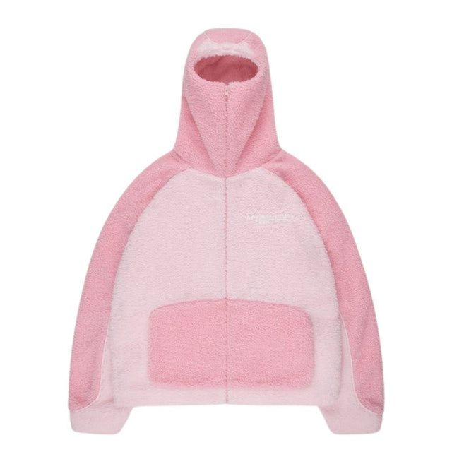 Loose-Fit Casual Sherpa Jacket