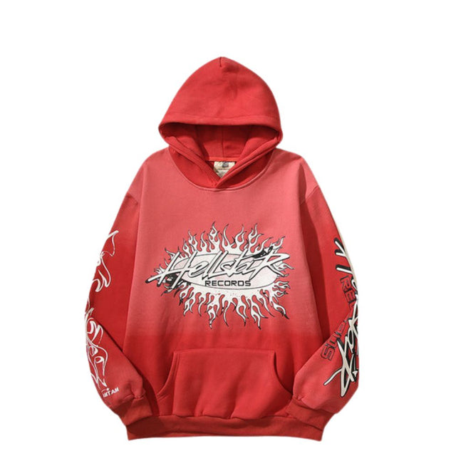 Hell Star Printed Hoodie