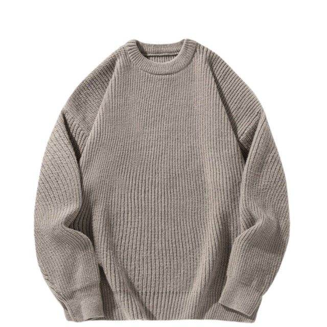 Solid Chunky Knit Sweater