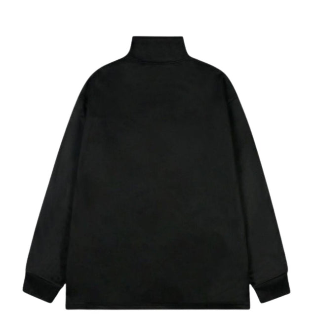 Sweatshirt mit hohem Kragen und Reißverschlussverzierung