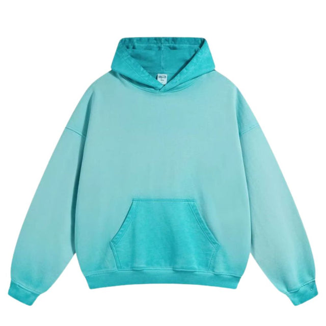 Color-Blocked Hooded Sweatshirt