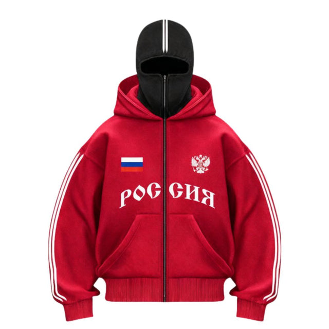 Double-Hood Alphabet Hoodie