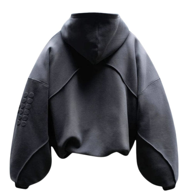 Patchwork Foam Print Hoodie