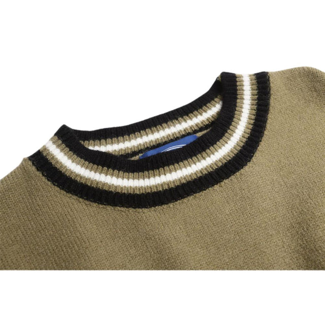 Cute Cow Pattern Knit Sweater