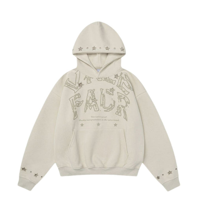 Star Embroidered Hoodie