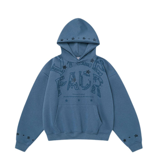 Star Embroidered Hoodie