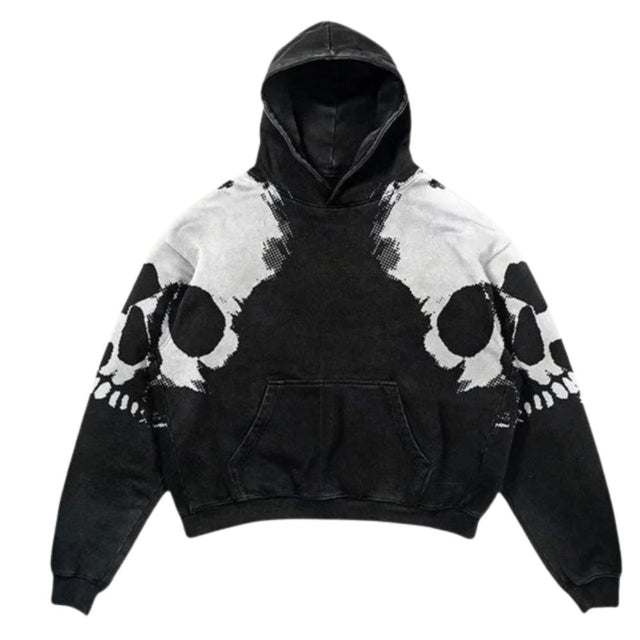 Graphic Print Hooded Sweatshirt
