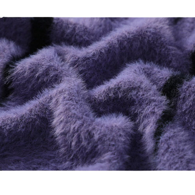 Crewneck Mohair Knit Sweater