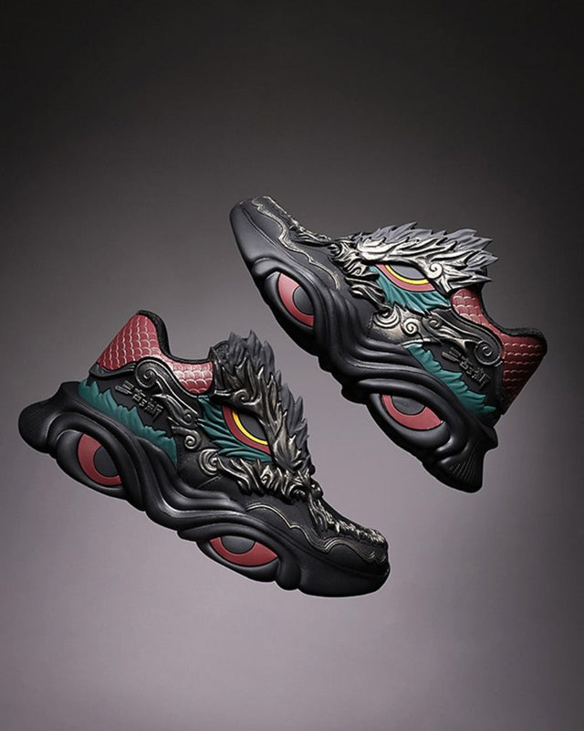 Dragon-Inspired Chunky Sneakers