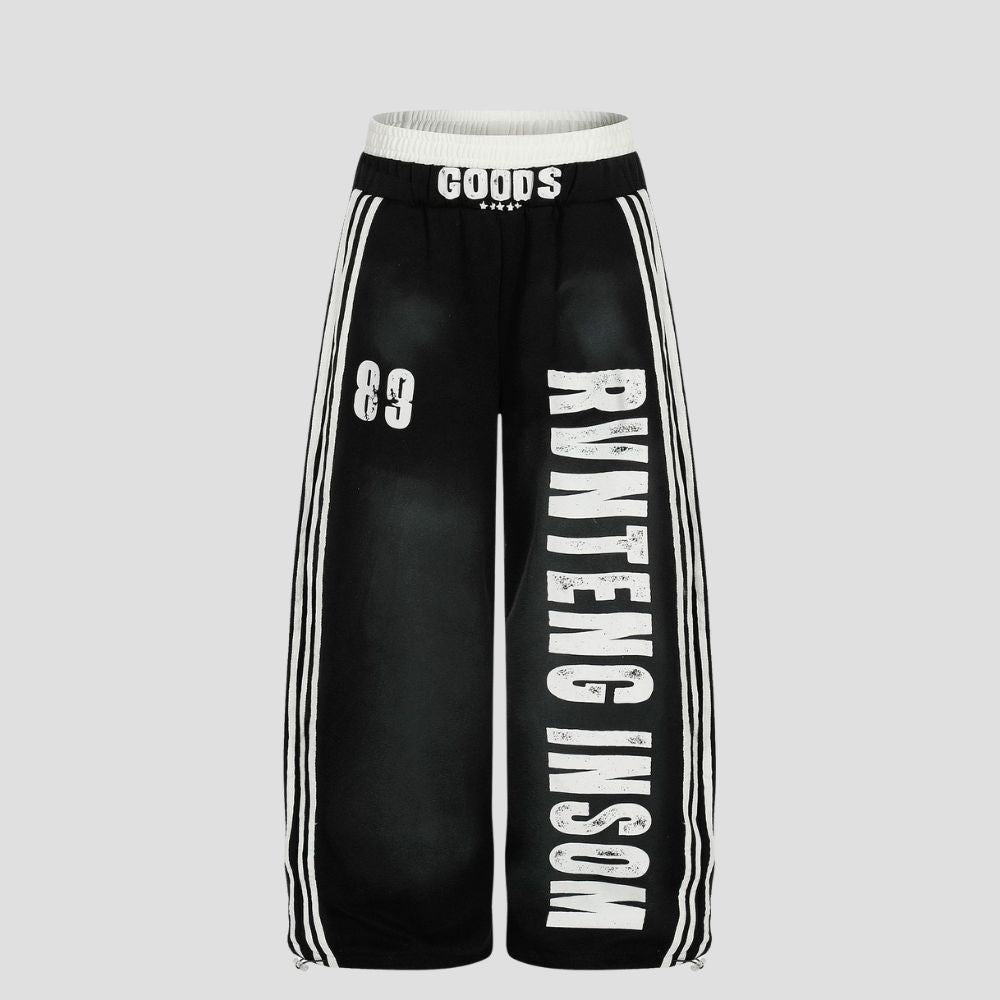 Vintage Tie-Dye Casual Pants