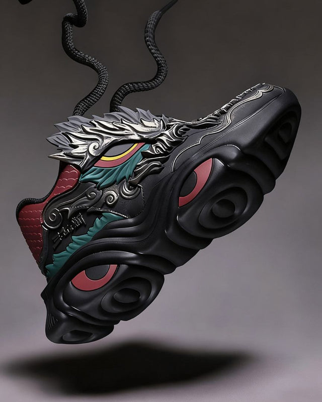 Dragon-Inspired Chunky Sneakers