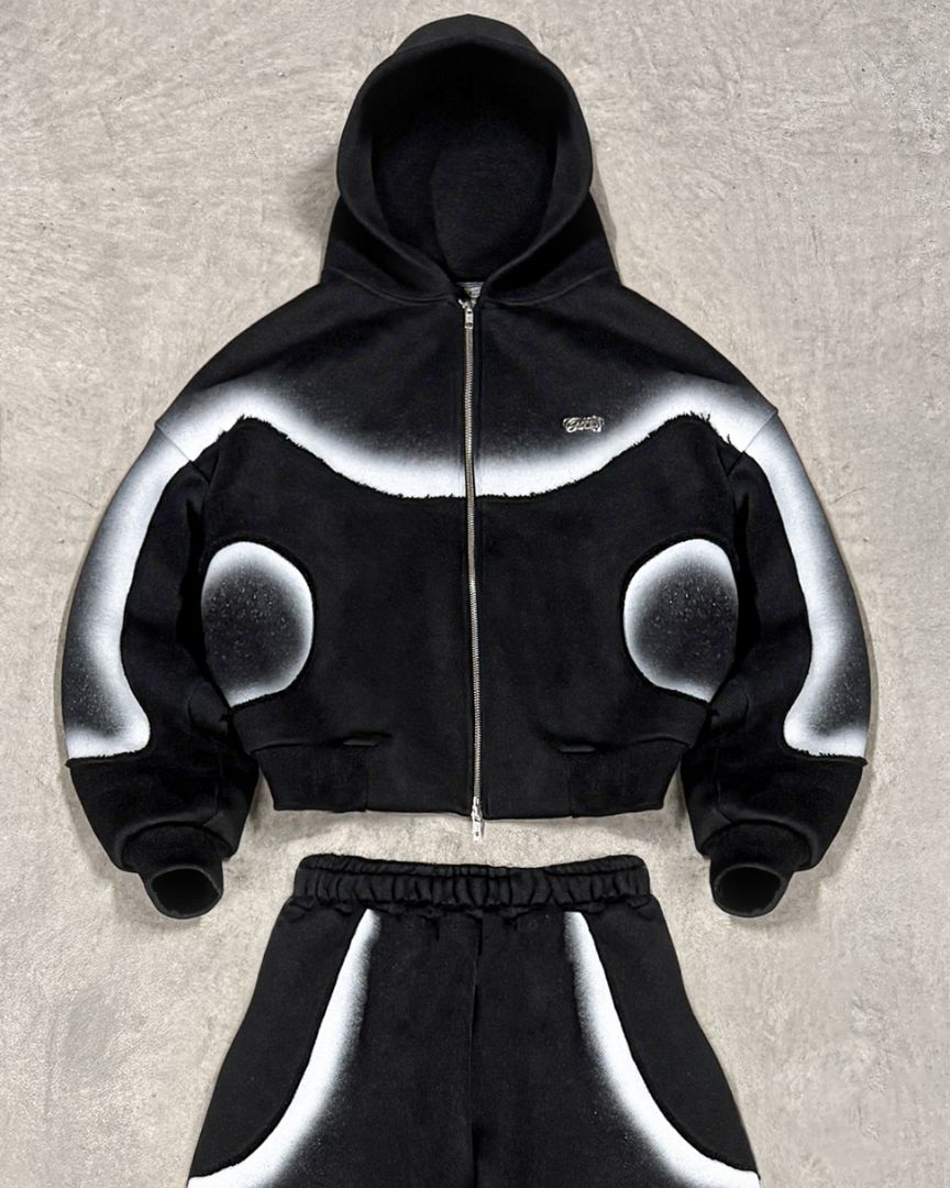 3D Techwear Hooded Set