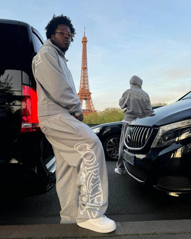 Hip-Hop Letter Print Tracksuit