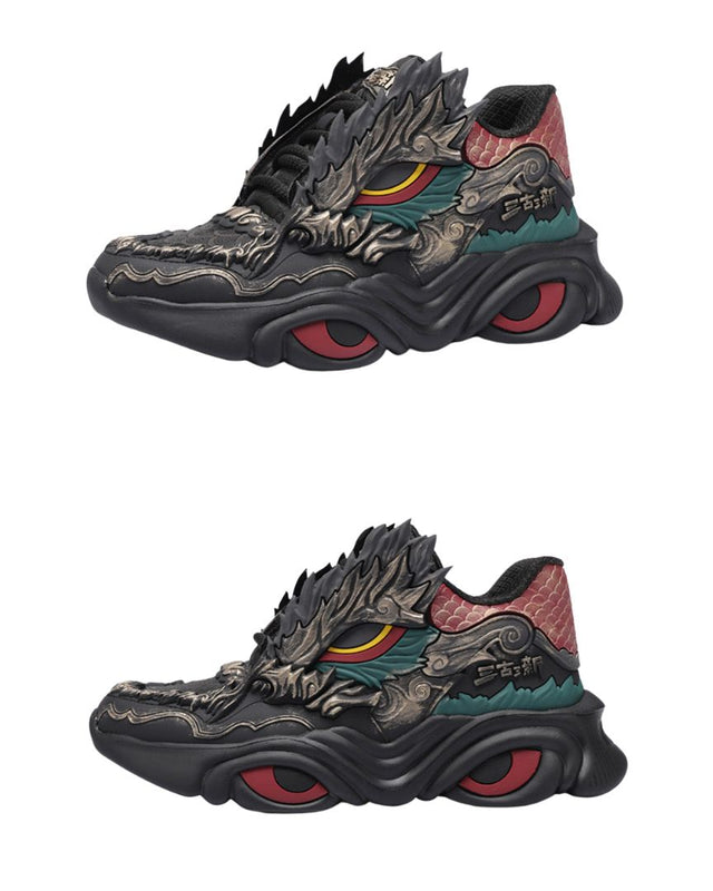 Dragon-Inspired Chunky Sneakers