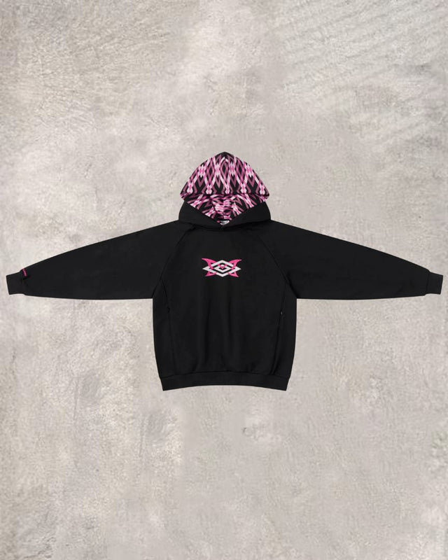 Hip-Hop Embroidered Hooded Sweatshirt