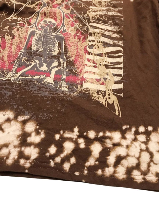 Two-Piece Gradient Skull Sweatshirt