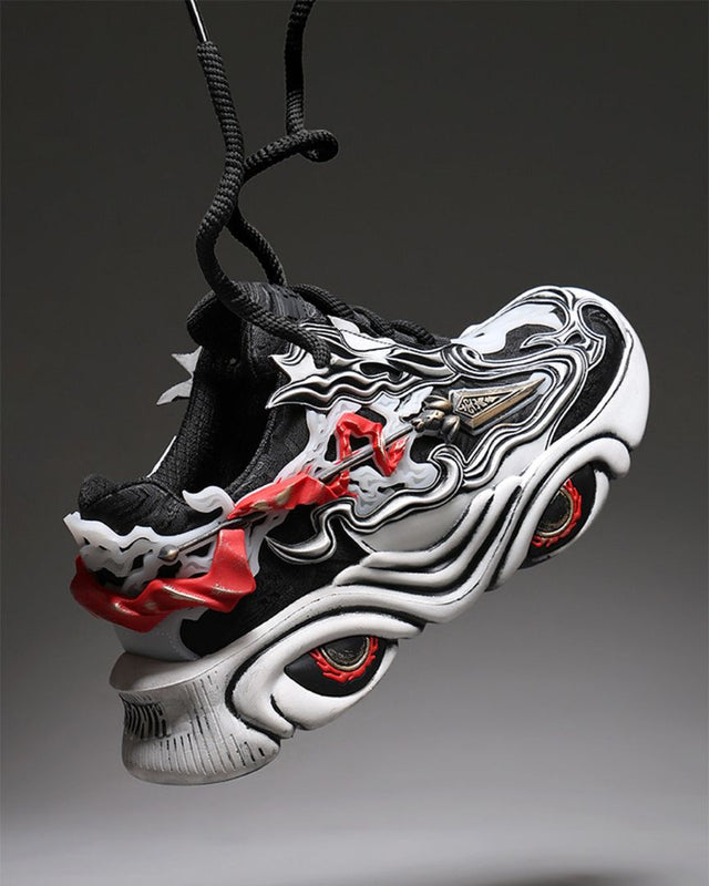 Nezha Chinese Chunky Sneakers - Black