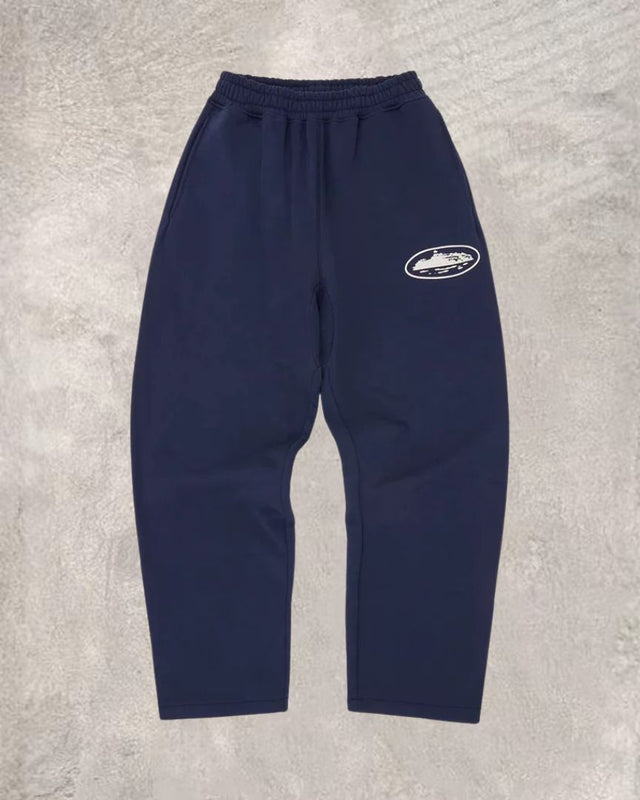 Hip-Hop Puff Print Hooded Tracksuit