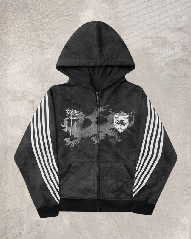 Black Valor Crew Waxed - Hoodzip