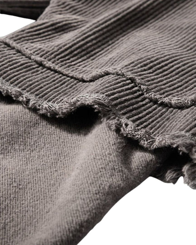 Patchwork Distressed Sweatshirt