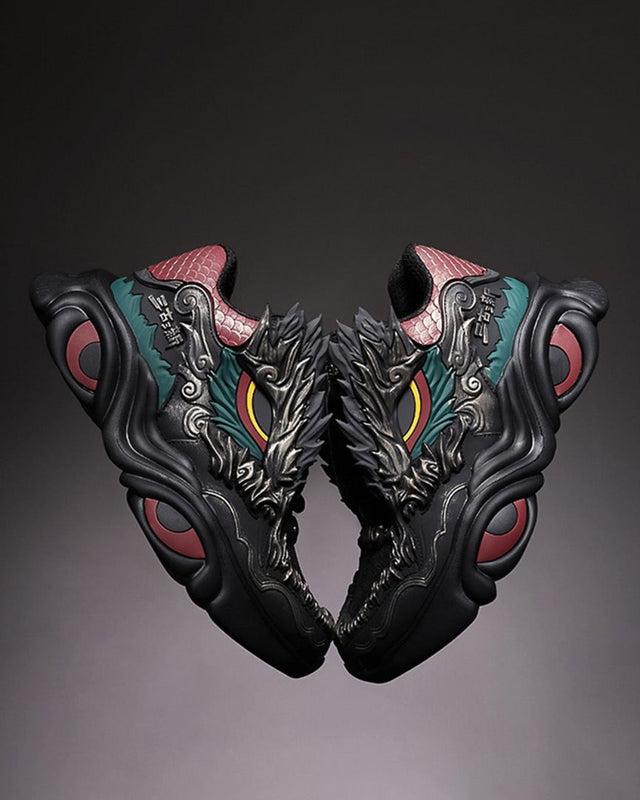 Dragon-Inspired Chunky Sneakers