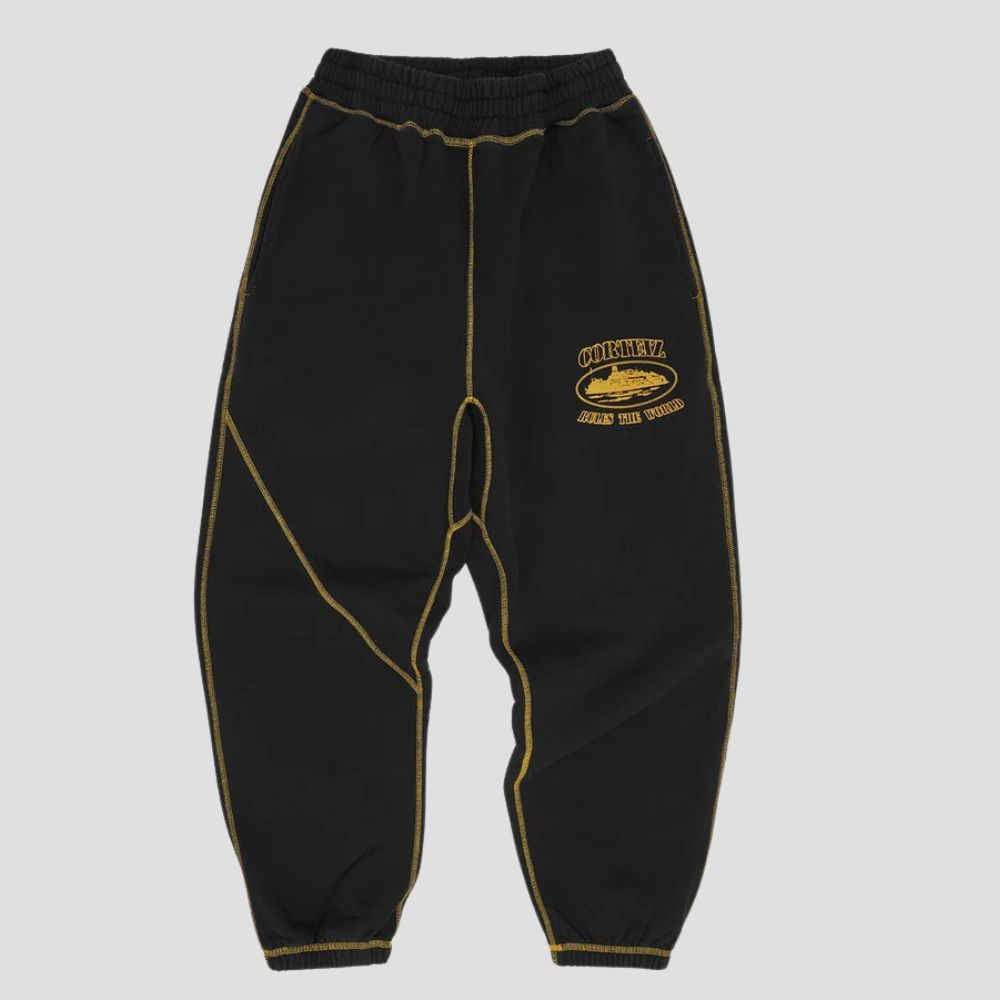 Alcatraz Print Zip-Up Hoodie