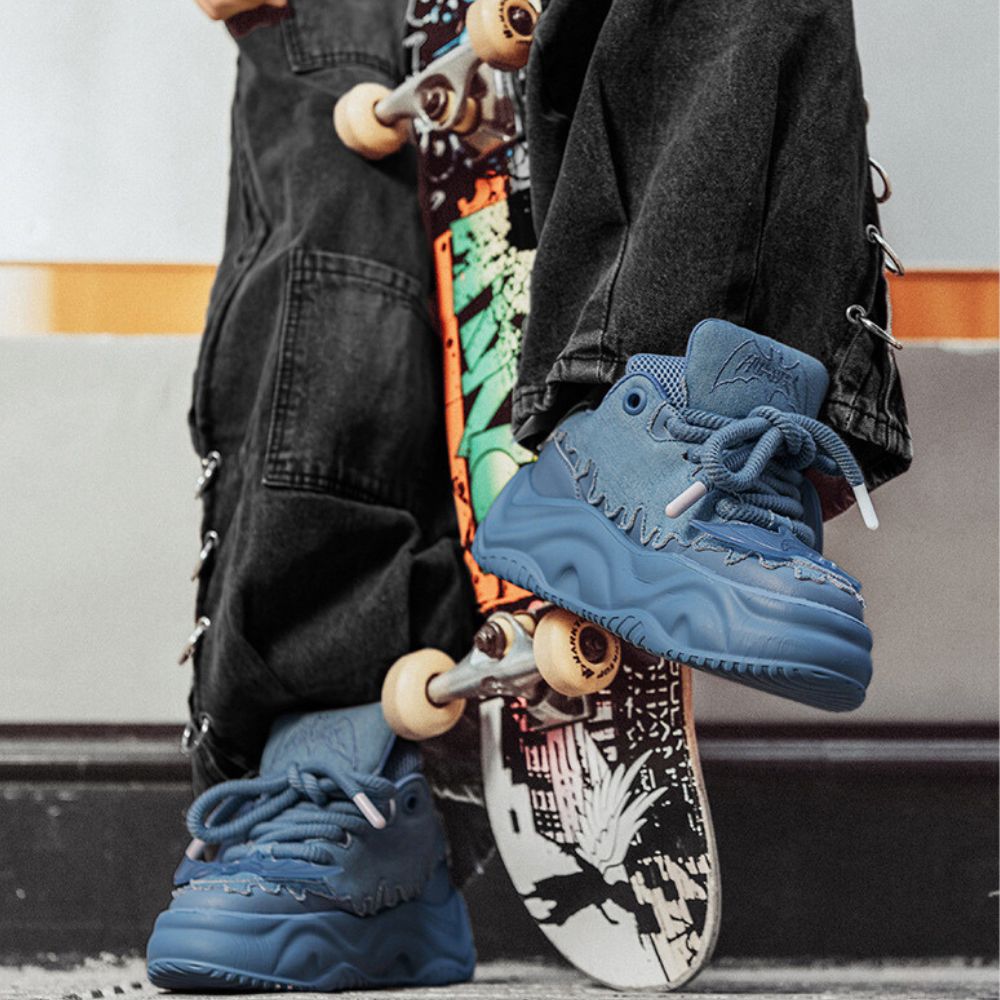 Premium quality bat-decorated sneakers for a lasting impression