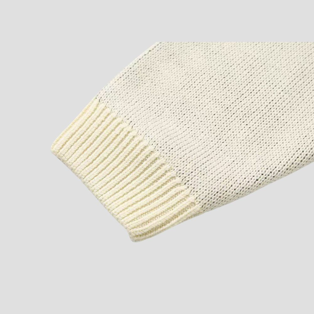 Casual Color-Block Loose Knit Sweater