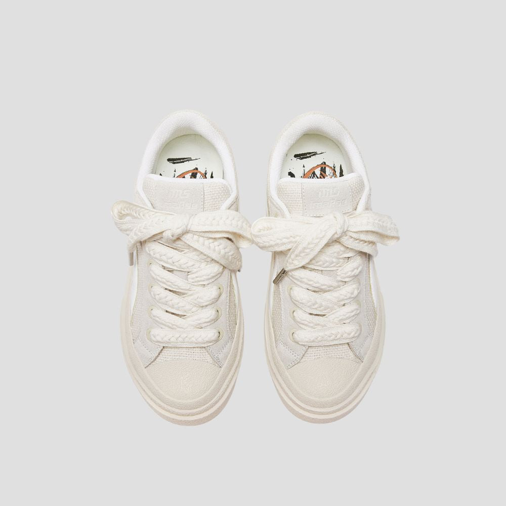 Crafted with cow suede and a rubber outsole, these sneakers are built to last and withstand daily wear.