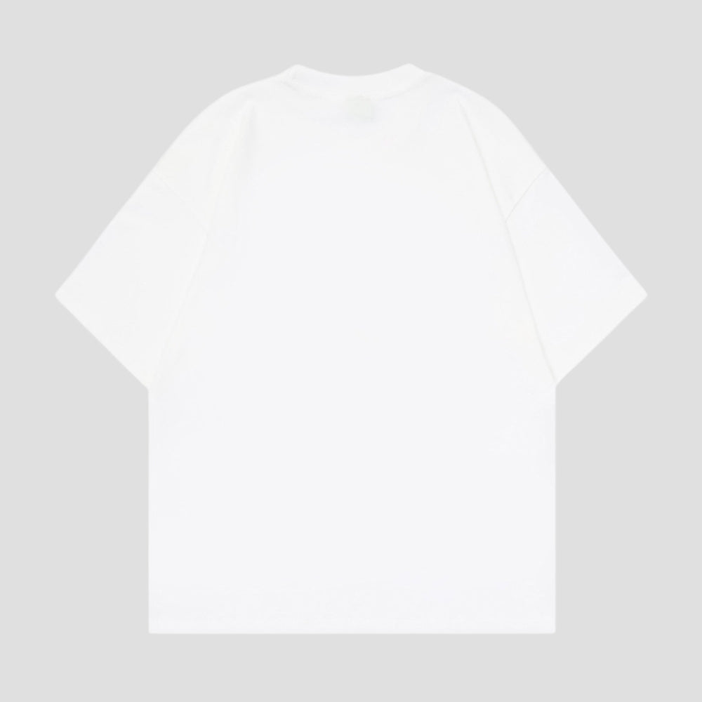 Colored Letter Graffiti Cotton Tee