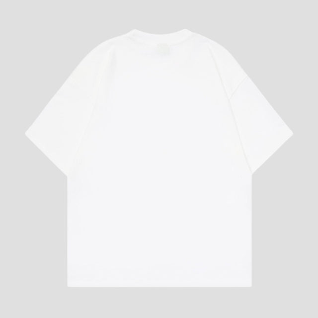 Colored Letter Graffiti Cotton Tee