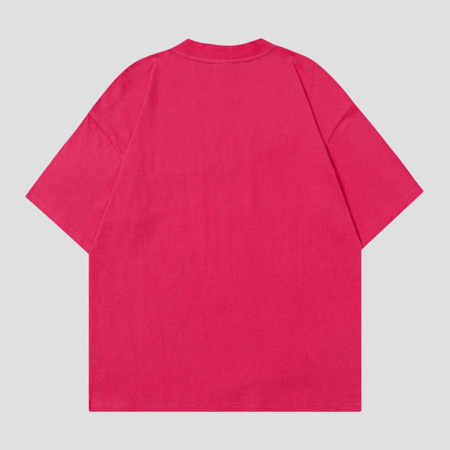 Colored Letter Graffiti Cotton Tee