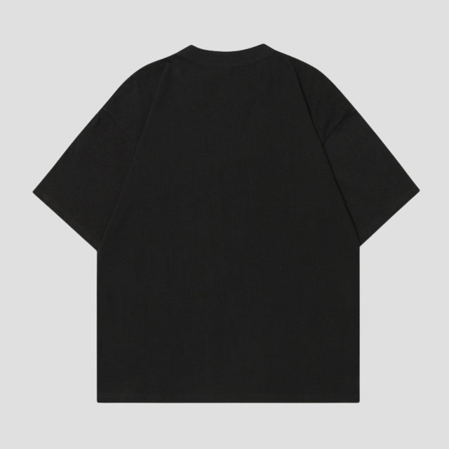 Colored Letter Graffiti Cotton Tee