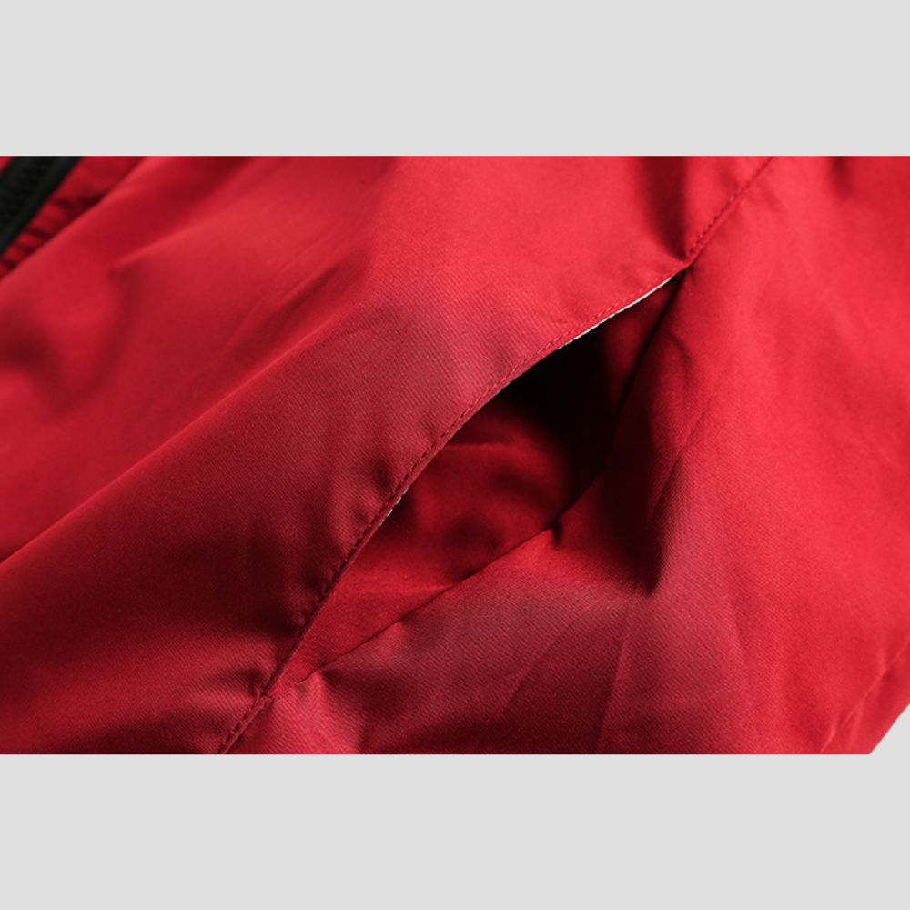 Jacket with vintage stand collar, soft touch, streetwear appeal