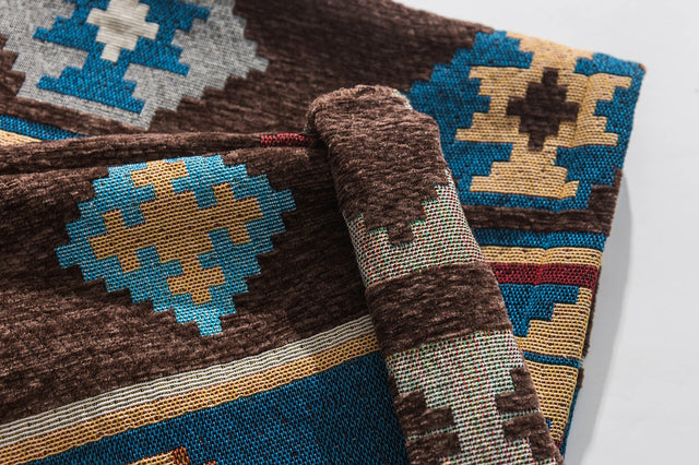 Lässige Vintage-Hose mit Ethno-Print