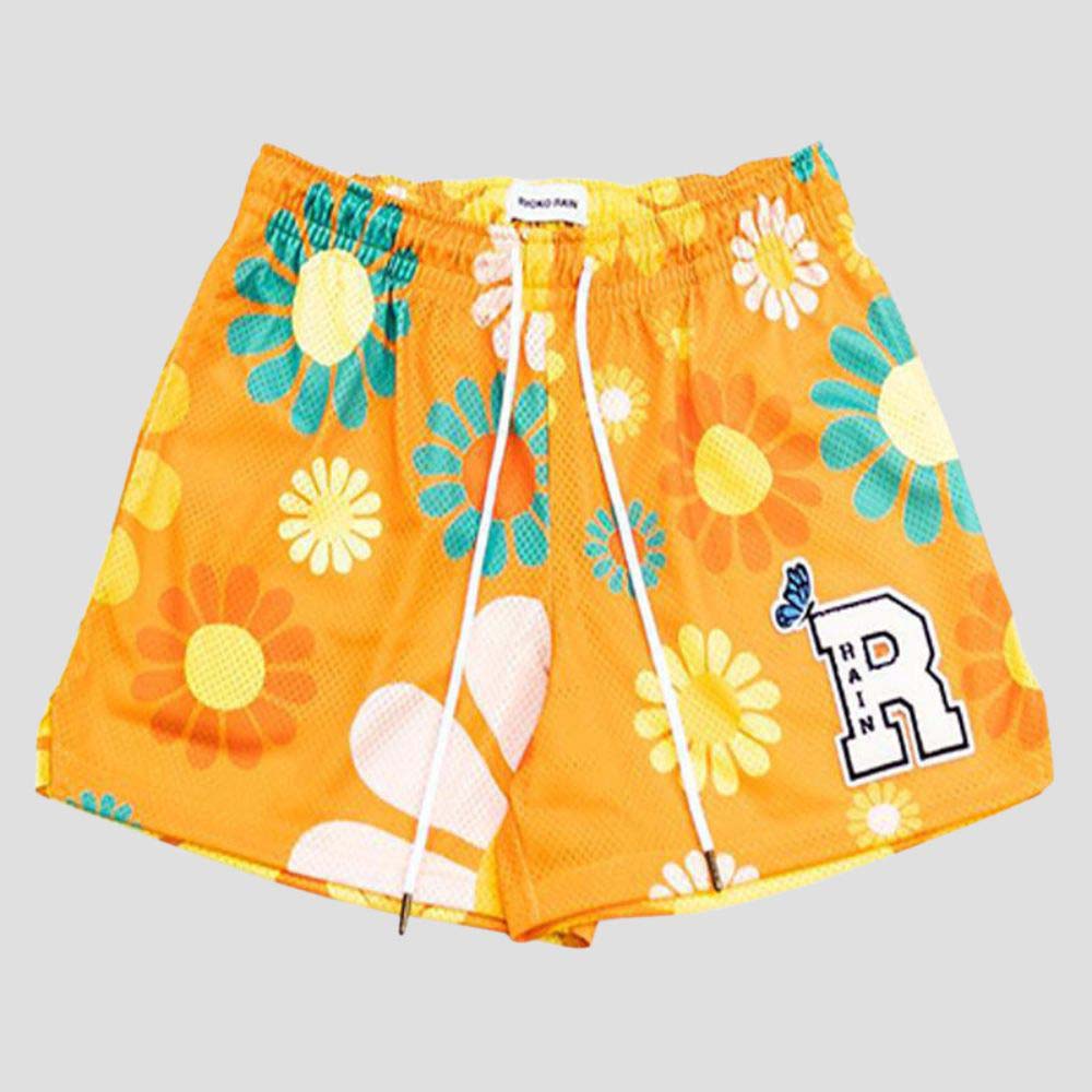 Loose-fit unisex beach shorts with breathable fabric.