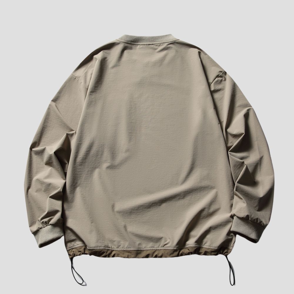 Stylish sweatshirt featuring relaxed fit and eco-friendly materials.