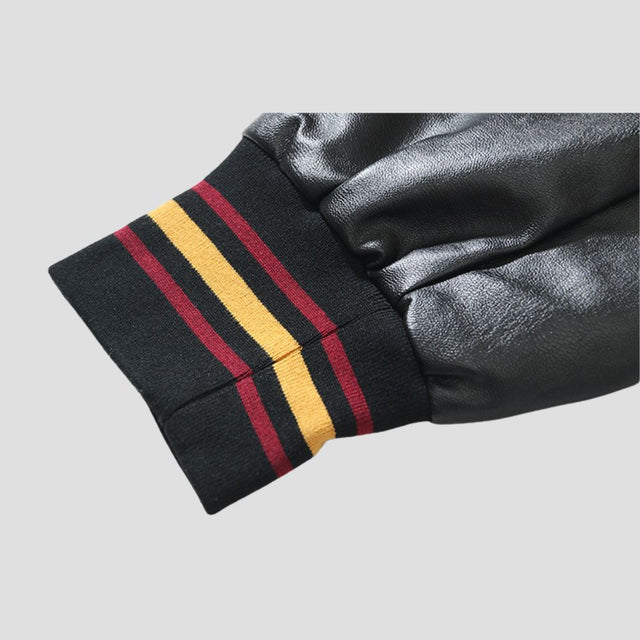 Make a statement with this bold and trendy wool blend jacket, featuring a stand collar and loose fit.