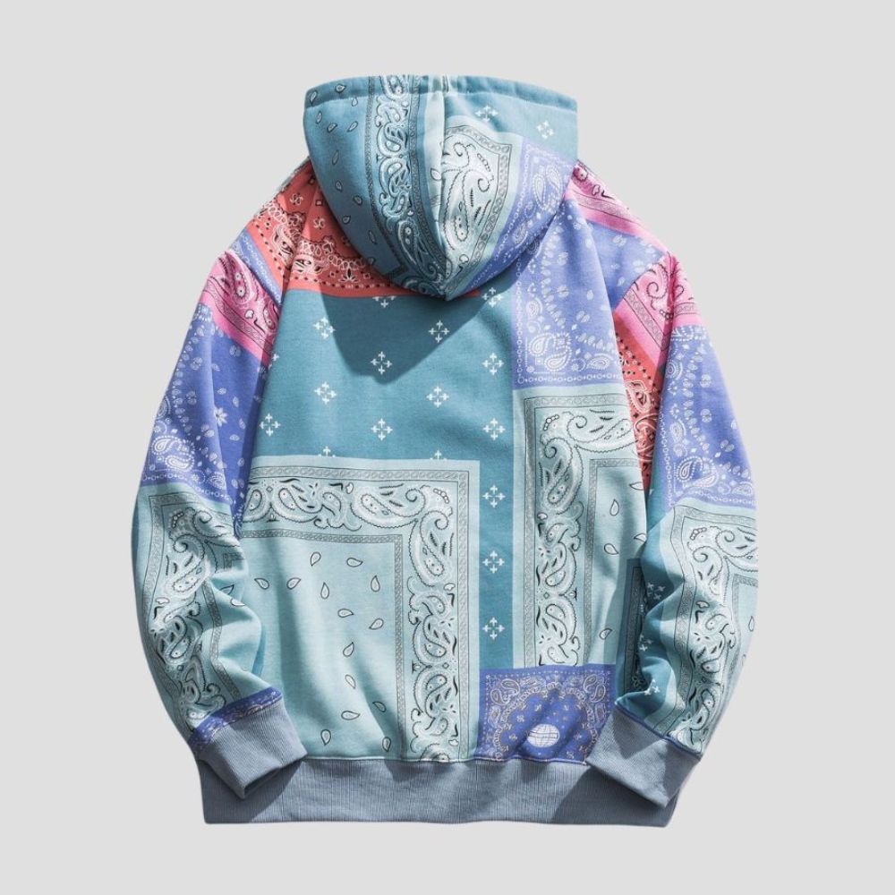 Hip-Hop Patch Hoodie
