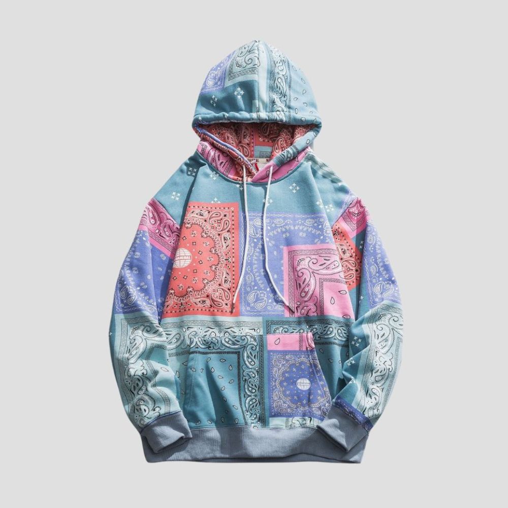 Hip-Hop Patch Hoodie