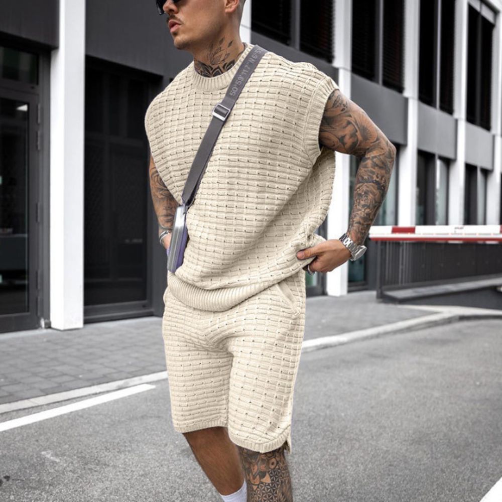 Urban Waffle Knit Set