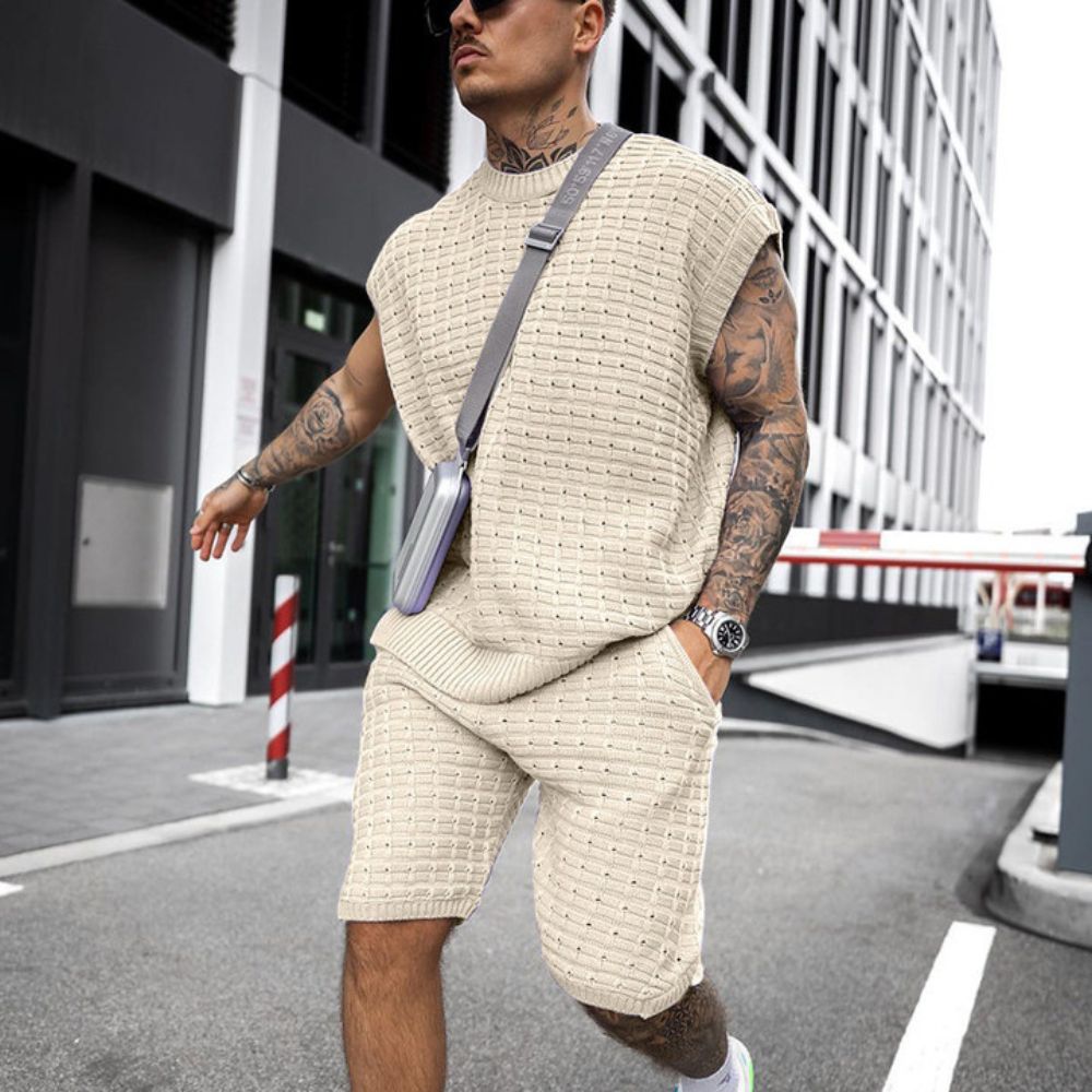 Urban Waffle Knit Set