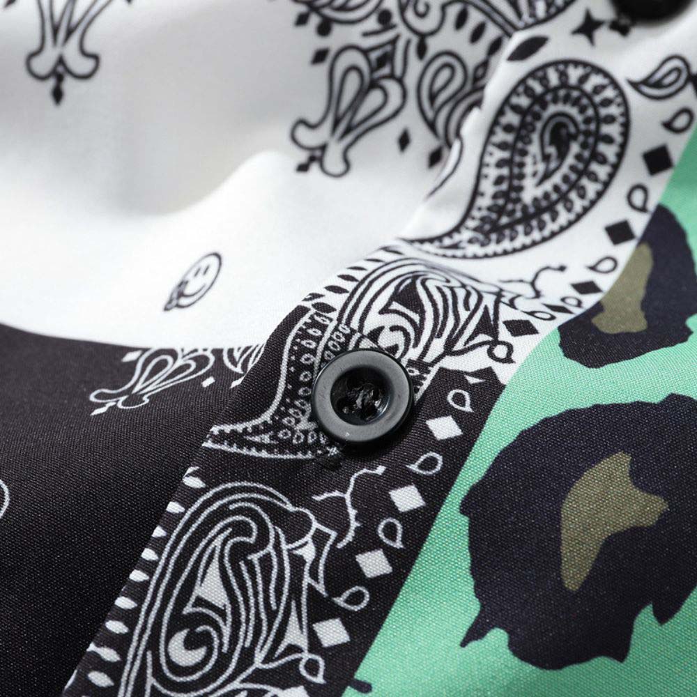 Casual street style shirt with a unisex fit, leopard print, and cooling fabric.