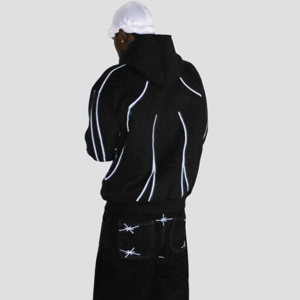 Line Art Trendy Hoodie